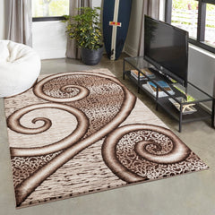 Argon 8659 Area Rug D.Beige/D.Beige