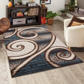 Argon 8659 Area Rug Navy/D.Beige