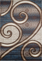 Argon 8659 Area Rug Navy/D.Beige