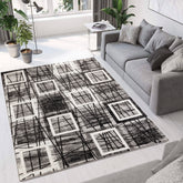 Argon 9573 Area Rug Black/Grey