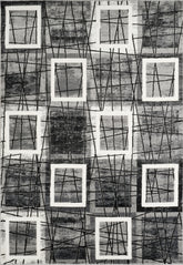 Argon 9573 Area Rug Black/Grey