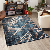 Argon 9615 Area Rug Navy/Navy