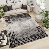 Argon 802 Area Rug Black /Grey