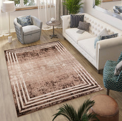 Argon 802 Area Rug L.Brown/L.Brown