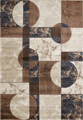 Argon 292 Area Rug Navy/D.Beige