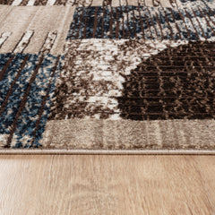 Argon 294 Area Rug Navy/D.Beige