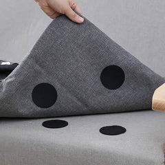 10-Pairs: Anti Curling Carpet Tape Rug Gripper Velcro