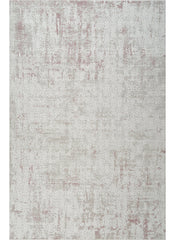 Modern Geometric Fretwork Textured Cream & Pink Area Rug & Runner – BT318 Cream Pink