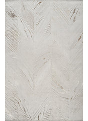 Modern Chevron Herringbone Textured Grey Area Rug & Runner – G1568 Grey