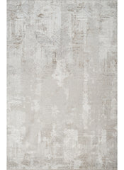 Modern Abstract Distressed Geometric Grey Area Rug & Runner – 60235 Grey
