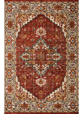 Mongolia 2987A Area Rug Red/Red