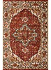Mongolia 2987A Area Rug Red/Red