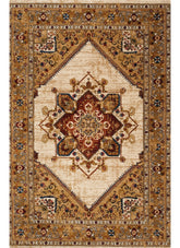 Tashkent 6080A Area Rug Cream/Cream