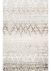 Modern Moroccan Diamond Trellis Beige Area Rug & Runner – G1594 Beige