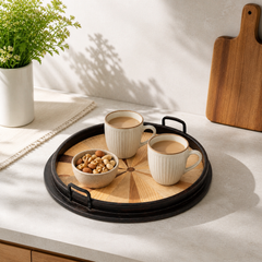 Wood Tray | Decorative Wooden Serving Tray | Stylish Home Décor Accent