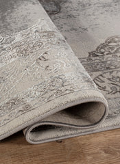 Transitional Farmhouse Tonal Grey & Taupe Area Rug & Runner – 6341 Grey/Vizion