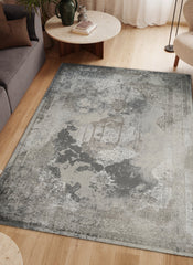 Transitional Farmhouse Tonal Grey & Taupe Area Rug & Runner – 6341 Grey/Vizion