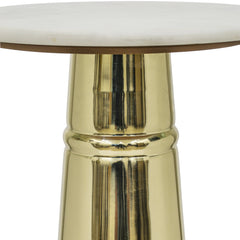 Side Table | White Marble Top | Modern Design