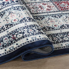 Hereke 4763 Area Rug Navy