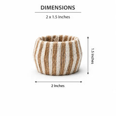 Thread Napkin Rings | Set of 4