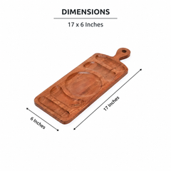Serving Platter | Acacia Wood | Handmade Elegant Serving