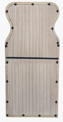 Decorative Full-Length Floor Mirror with Mango Wood Frame, 32X70"