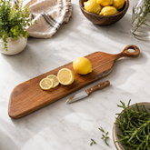 Long Handle Acacia Wood Cutting Board | Chopping Board