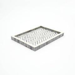 Wood Tray | Decorative Wooden Serving Tray | Elegant Home Décor Piece