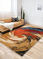 Mongolia 6461A Area Rug Red/Red