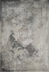 Transitional Farmhouse Tonal Grey & Taupe Area Rug & Runner – 6341 Grey/Vizion
