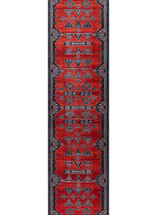 Traditional Tribal Southwestern Geometric Rose Area Rug & Runner – E927A Rose