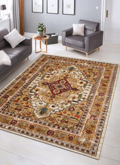 Mongolia 6083B Area Rug Cream/Cream