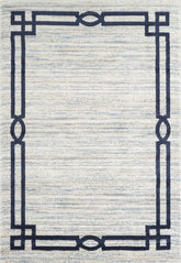 Cornelia A263 Area Rug Navy/Cream