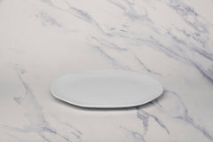 Porcelain Flat Dinner Plate | Uneven Shape | Set of 6