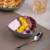 Porcelain Non Stackable Bowl | 5.5", Gray| Set of 8