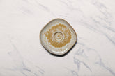 Artistic Porcelain Saucer | Uneven Shape, Set of 12