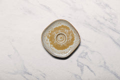 Artistic Porcelain Saucer | Uneven Shape, Set of 12