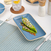 Porcelain Rectangle Plate | Set of 6
