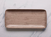 Porcelain Plate | Rectangle Dinner Plate, 14 x 6.5" | 6 Pcs