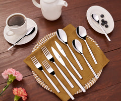 Stainless Steel Dinner Spoon Set of 12 | 8.25", Silver