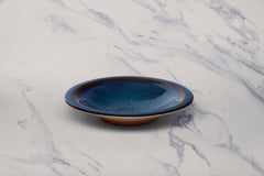 Porcelain Deep Plate | Splash Denim | Set of 6