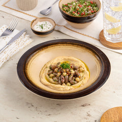 Porcelain Deep Plate | Splash Edge Sahara | Set of 6
