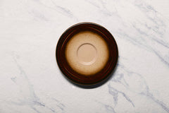 Porcelain Saucer | Splash Edge Sahara | Set of 12