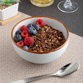Porcelain Bowl | Modern Non Stackable Bowl-5.9", Set of 6