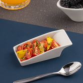 Slope Rectangle Bowl | 0.68, Porcelain | Set of 18