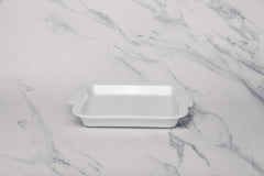 Burger Serving Plate | Ivory Porcelain | 15.22 oz | Set of 3 Pcs