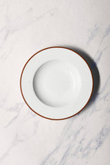 Porcelain Deep Plate, 10.2" | Set of 6