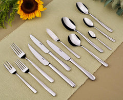 Stainless Steel Dessert Spoon Set |Silver, 7.2", 12 Pcs