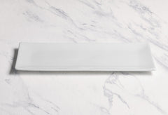 Rectangle Plate | Porcelain, Ivory | Set of 6