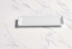 Rectangle Plate | Porcelain, Ivory | Set of 6